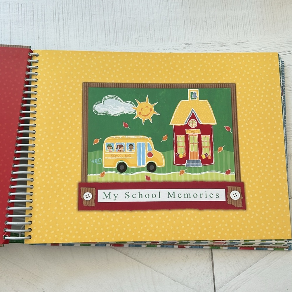 New Southern Living at Home My School Memories Book Memory Photo Album w Sticker - Picture 8 of 16